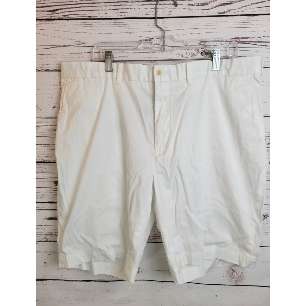 Ralph Lauren Polo Active‎ Shorts Golf White Chino Twill Performance Men's Sz 40